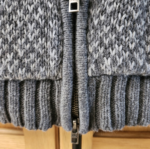 Womens Grey Roots Cotton Wool Blend Hoodie Sweater Jacket Size SM - Picture 7 of 9